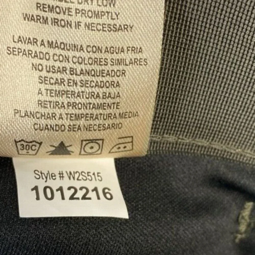 Weatherproof Performance Pants Mens 38 X 32 Vintage Faille Straight Olive W2S515